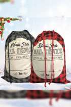 Plaid Christmas Gift Bag Unishe Wholesale MOQ3pcs