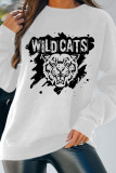 Wildcats Wildcat Print O-neck Long Sleeve Sweatshirts Women UNISHE Wholesale