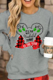 It’s The Most Wonderful Time Of The Year Christmas Print Long Sleeves Top Unishe Wholesale