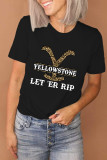 Yellowstone Graphic Tee Short Sleeves Unishe Wholesale