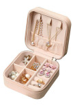 Solid Convenient Zipper Necklace Ring Earring Travel Jewelry Box Unishe Wholesale MOQ 5pcs