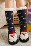 Snowman Santa Claus Thick Plush Slipper Socks Unishe Wholesale