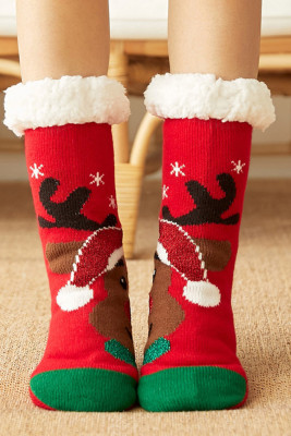 Winter Middle Tube Thick Plush Slipper Socks Unishe Wholesale