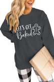 Let's Get Baked Crew Neck Pullover Sweatshirt Unishe Wholesale