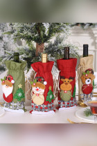 Christmas Drawstring Cartoon Dolls Wine Champagne Bags Unishe Wholesale MOQ5pcs