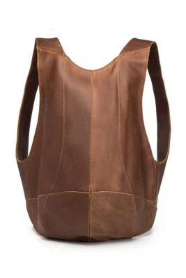 Plain PU Leather Backpack Unishe Wholesale MOQ 3PCS