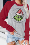 Grinch Christmas O-neck Long Sleeves Top Women Unishe Wholesale