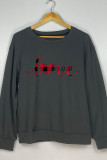 Valentine Love Pullover Long Sleeve Sweatshirt Women Unishe Wholesale