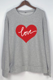 VALENTINE'S DAY Pullover Heart Love Sweatshirt Women Unishe Wholesale