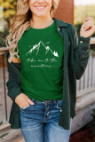 Take Me to the Moutains Graphic Tee Short Sleeve T-shirt UNISHE Wholesale