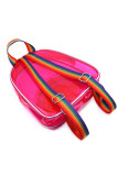POP IT Push Bubble Transparent Rainbow Bag Backpack Unishe Wholesale MOQ 5PCS