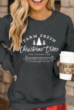 Farm Fresh Christmas Trees Pullover Sweatshirt Women Unishe Wholesale
