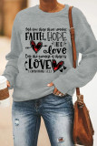 Faith Hope Love Pullover Longsleeve Sweatshirt Unishe Wholesale