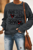 Faith Hope Love Pullover Longsleeve Sweatshirt Unishe Wholesale