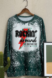 Rockin Around The Christmas Tree Bleached Pullover Long Sleeves Top Unishe Wholesale