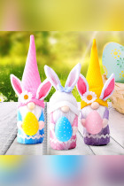 Easter Bunny Holding Egg Colorful Dwarf Doll Unishe Wholesale MOQ3pcs