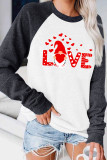 Valentine's Day Gnome Print Long Sleeves Top Women Unishe Wholesale 
