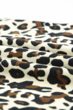 Leopard Skinny Fit Sleeveless Bodysuit