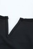 Black Skinny Fit Sleeveless Bodysuit