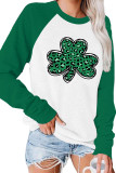 St Patricks Day Print Long Sleeves Top Women Unishe Wholesale