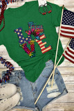 LOVE Texas serape Leopard tie dye sunflower Print Graphic Tees for Women UNISHE Wholesale