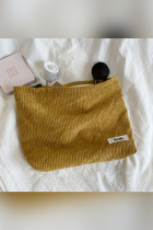Corduroy Cosmetic Bag Clutch Bag Unishe Wholesale MOQ 5pcs