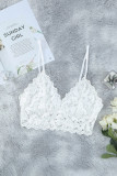 White Chunky Lace Bralette