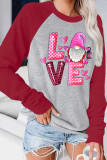Valentines Day Love Print Long Sleeves Top Women Unishe Wholesale