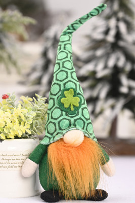 St. Patrick's Day Decorative Doll Standing Green Leaf Dwarf Unishe Wholesale MOQ 3pcs