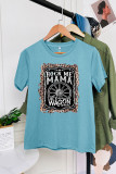 Rock Me MaMa Printed Tees for Women UNISHE Wholesale Short Sleeve T shirts Top