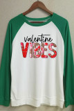 Valentine Vibes Leopard Tie Dye Print Long Sleeves Top Women Unishe Wholesale