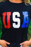 USA Graphic Tie Front Tee
