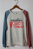 Valentine Vibes Leopard Tie Dye Print Long Sleeves Top Women Unishe Wholesale