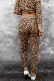 Leopard Pattern Jogger Pants