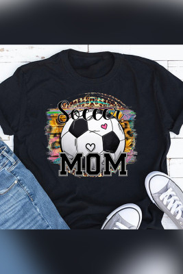 Soccer MOM Short Sleeve T shirts Top UNISHE Wholesale