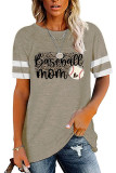 Baseball Mom Leopard Graphic Tees for Women UNISHE Wholesale