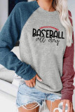 SHS Baseball All Day Print Long Sleeves Top Women Unishe Wholesale