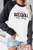 SHS Baseball All Day Print Long Sleeves Top Women Unishe Wholesale