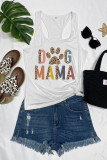 Leopard Dog Mama Sleeveless Tank Top Unishe Wholesale