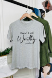 Flawed  And Still Worthy Christian Romans Short Sleeve Graphic Tee Unishe Wholesale