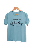 Flawed  And Still Worthy Christian Romans Short Sleeve Graphic Tee Unishe Wholesale
