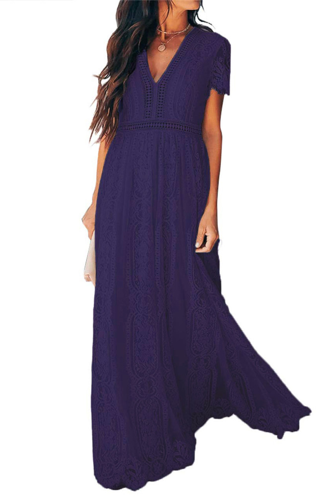 fill your heart lace maxi dress US$ 36.84 - Fill Your Heart Lace Maxi Dress