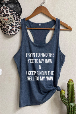 Tryin to Find the Yee to My Haw Sleeveless Tank Top Unishe Wholesale
