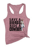 Save A Morse Ride A Cowboy Sleeveless Tank Top Unishe Wholesale