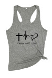 Faith & Hope & Love Sleeveless Tank Top Unishe Wholesale