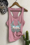 MAMA with Wings Printed Sleeveless Tank Top Unishe Wholesale