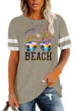 Salty Beach Sunglasses Printed Graphic Tees for Women UNISHE Wholesale