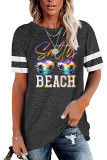 Salty Beach Sunglasses Printed Graphic Tees for Women UNISHE Wholesale