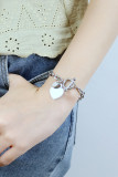 Heart Pattern Stainless Bracelet Unishe Wholesale MOQ 3pcs