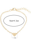 Simple Heart Design Bracelet Unishe Wholesale MOQ 5pcs